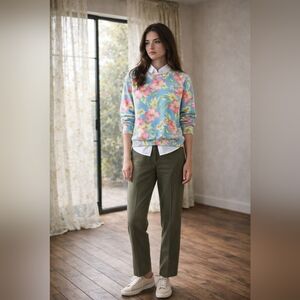 Ralph Lauren HBFD Hibiscus Floral Crewneck — 2021 Capsule, QR Authenticated, M